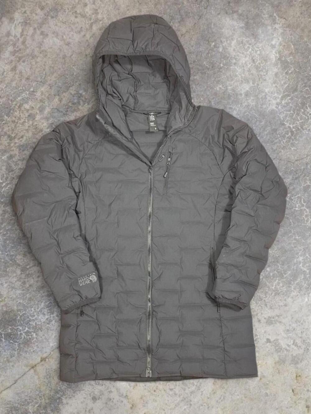 Mountain Hardwear Black Puffer Parka Women's Sz S | 100% Goose Down | Longline